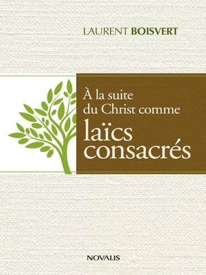 cover image of À la suite du Christ comme laïcs consacrés